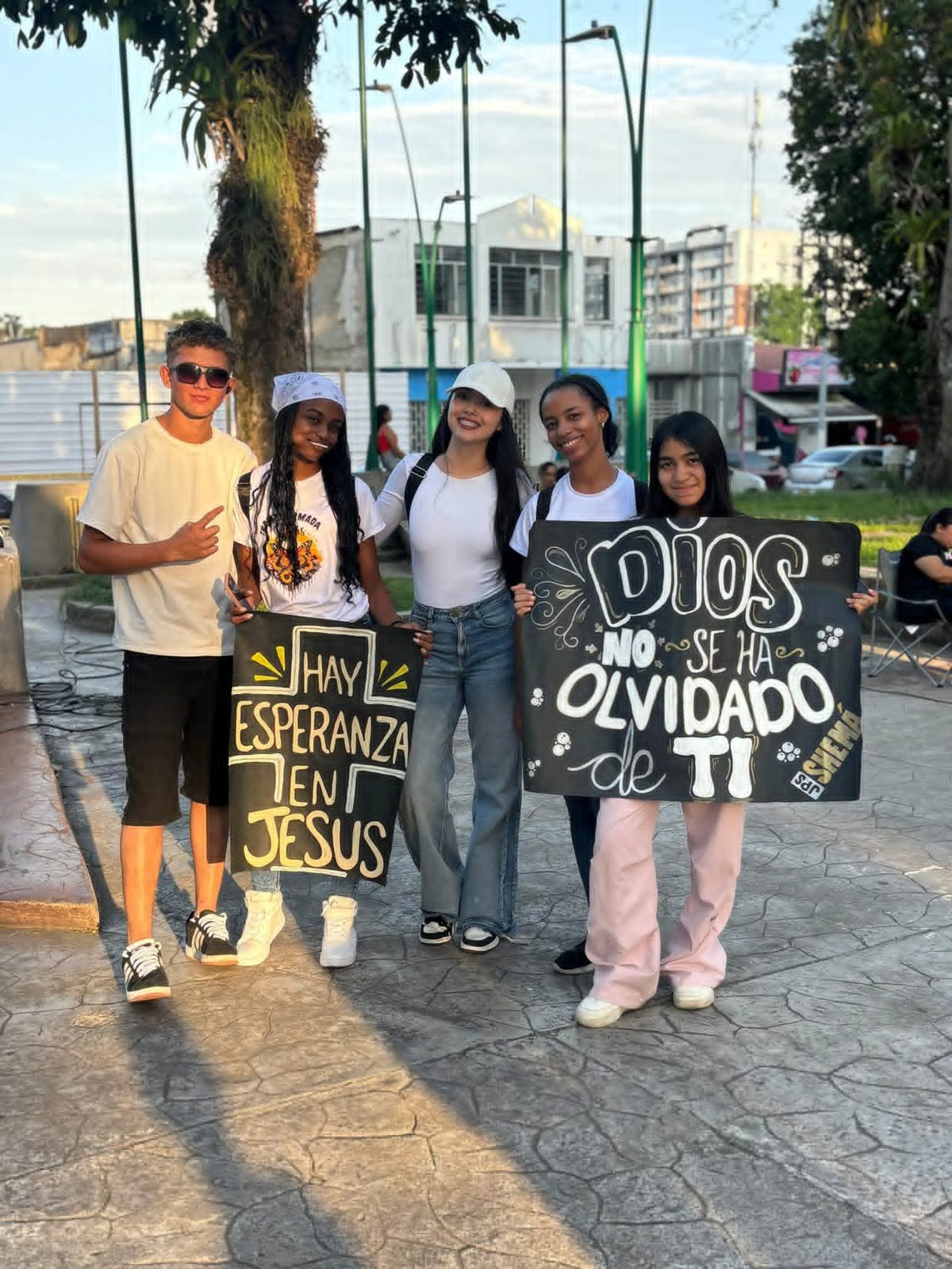 Grupo de adolescentes